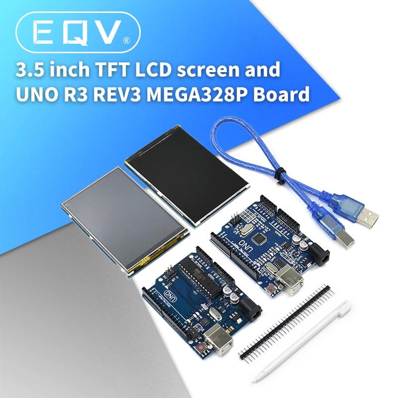 LCD  3.5 ġ TFT LCD ȭ Arduino  3.5 + UNO R3 REV3 MEGA328P 